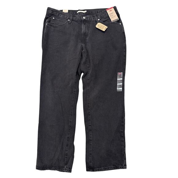 NWT Levi's 94 Baggy Jean in Open Mind Straight Washed Black, 16W(40) x 30L - Picture 1 of 11